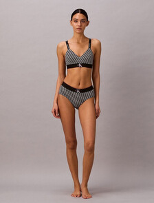 CK Graphic Hipster Panty, MINI STEPPING LOGO BLACK, hi-res