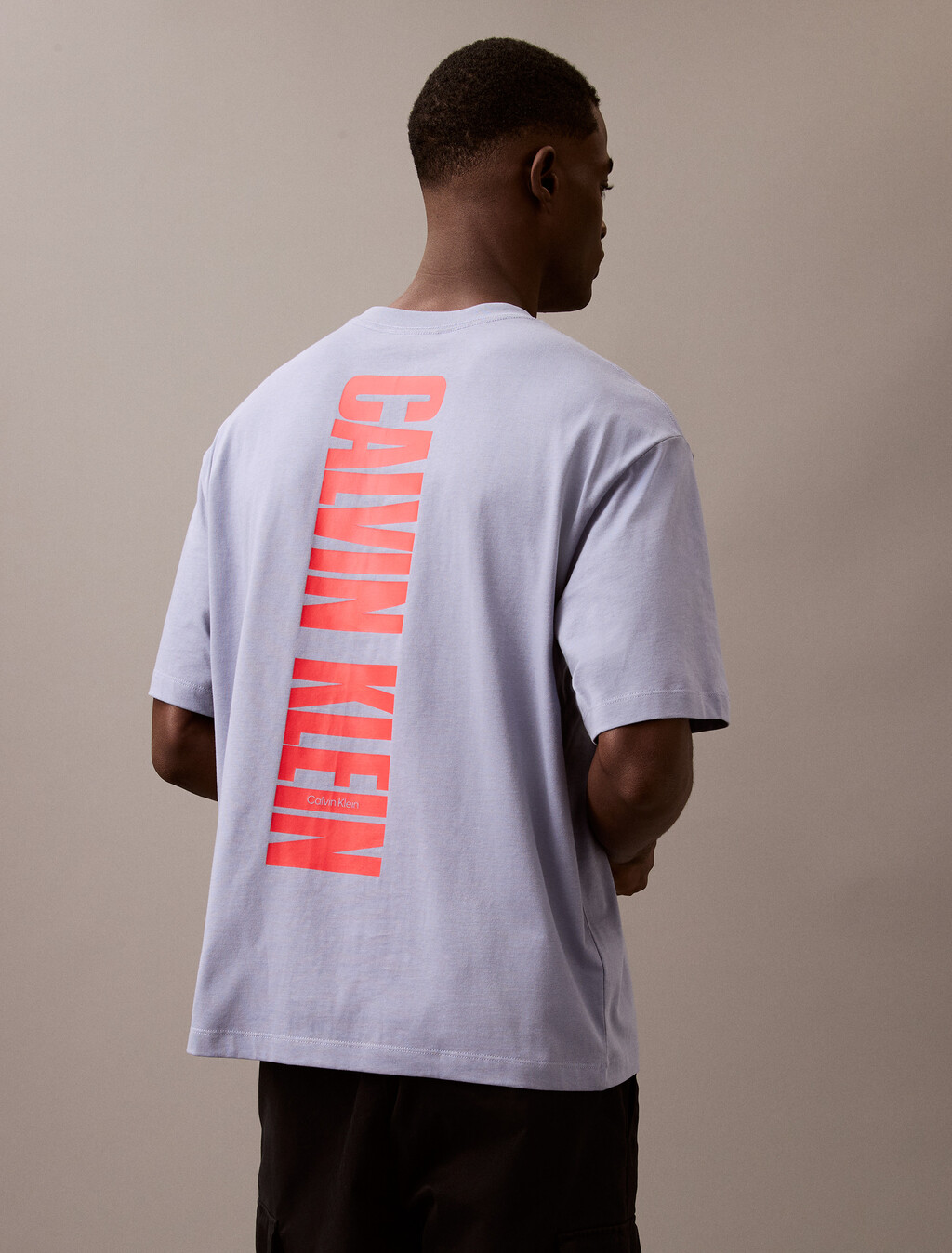 Calvin Klein Logo Print Tee, Tempest, hi-res