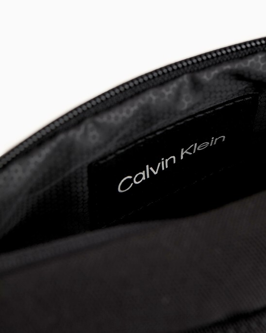 Athletic Black Fragmented Sling Bag