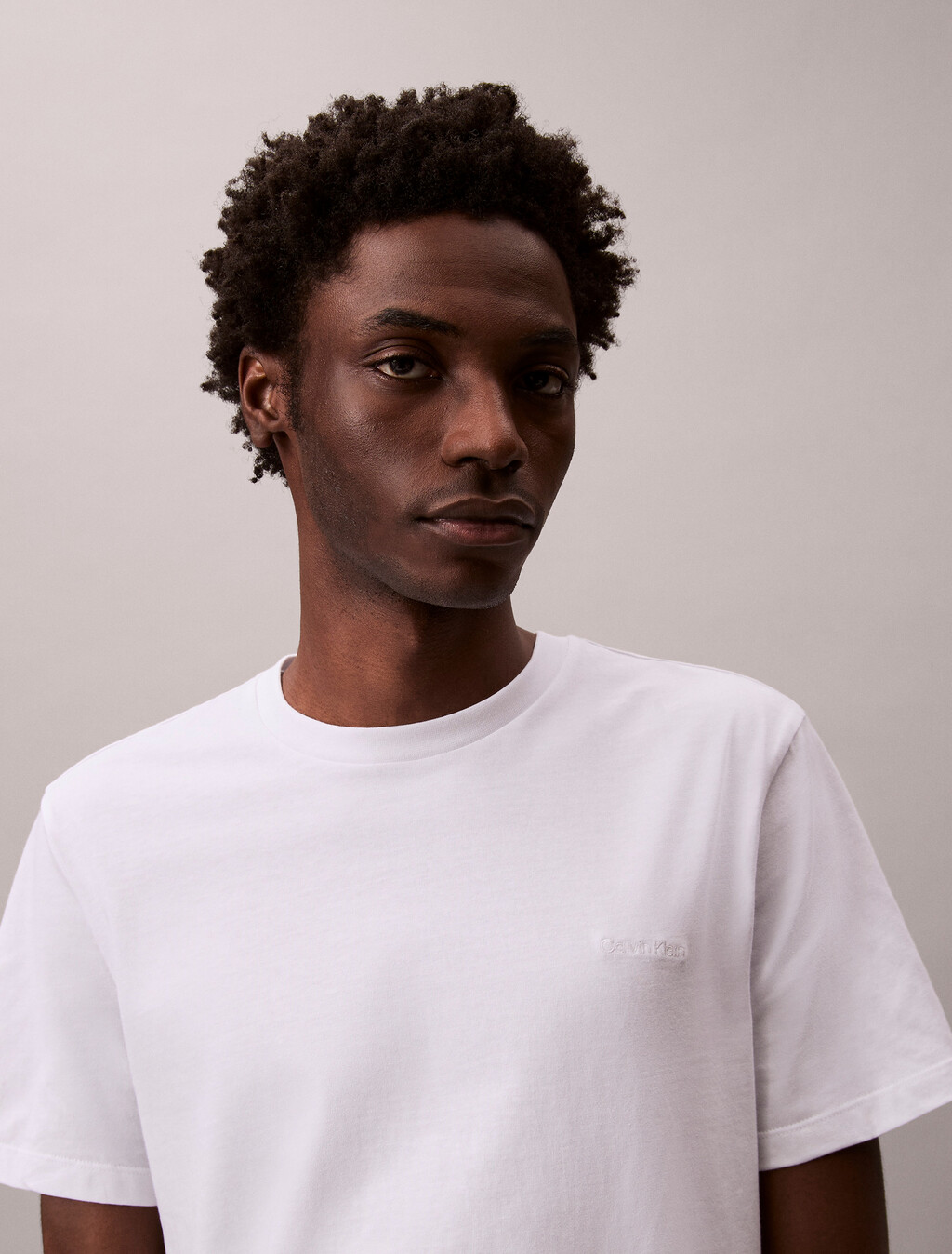 Solid Liquid Touch Crewneck Tee, Brilliant White, hi-res