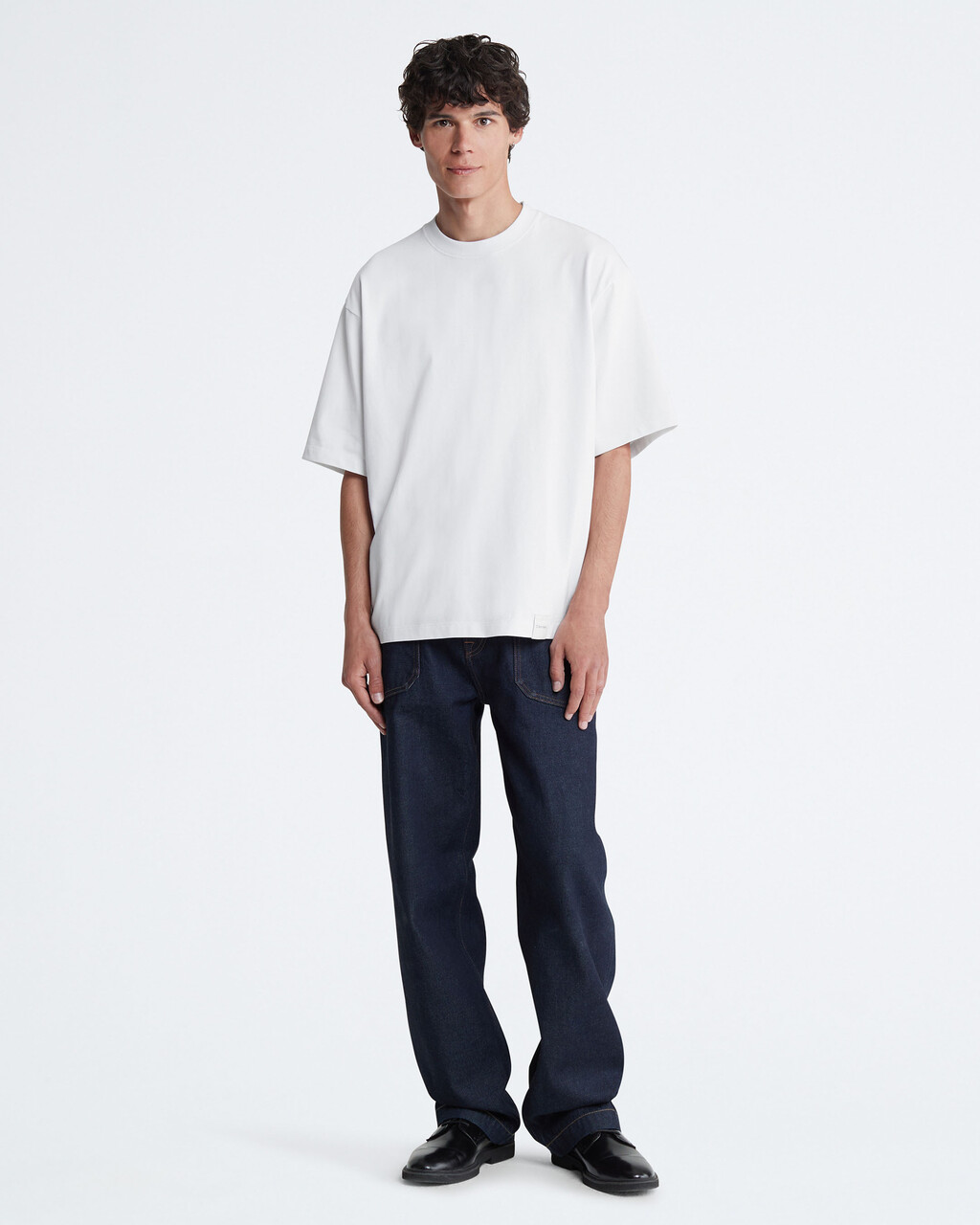 Standards Compact Cotton Crewneck T-Shirt, Brilliant White, hi-res