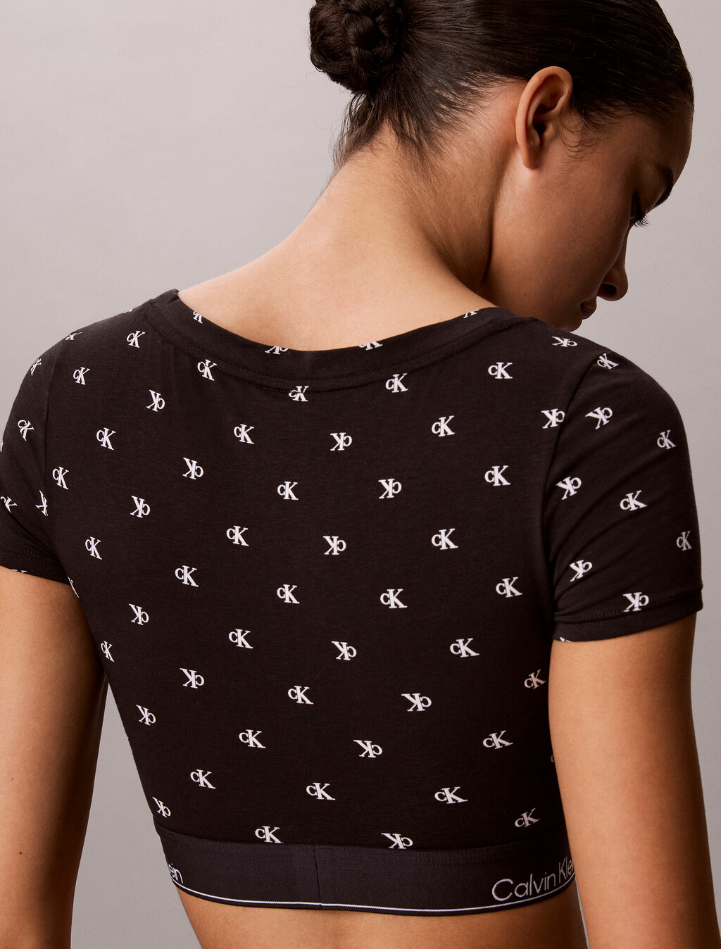 T-SHRT OTPSH BRLTTDMND LG BLCK, DIAMOND LOGO BLACK, hi-res