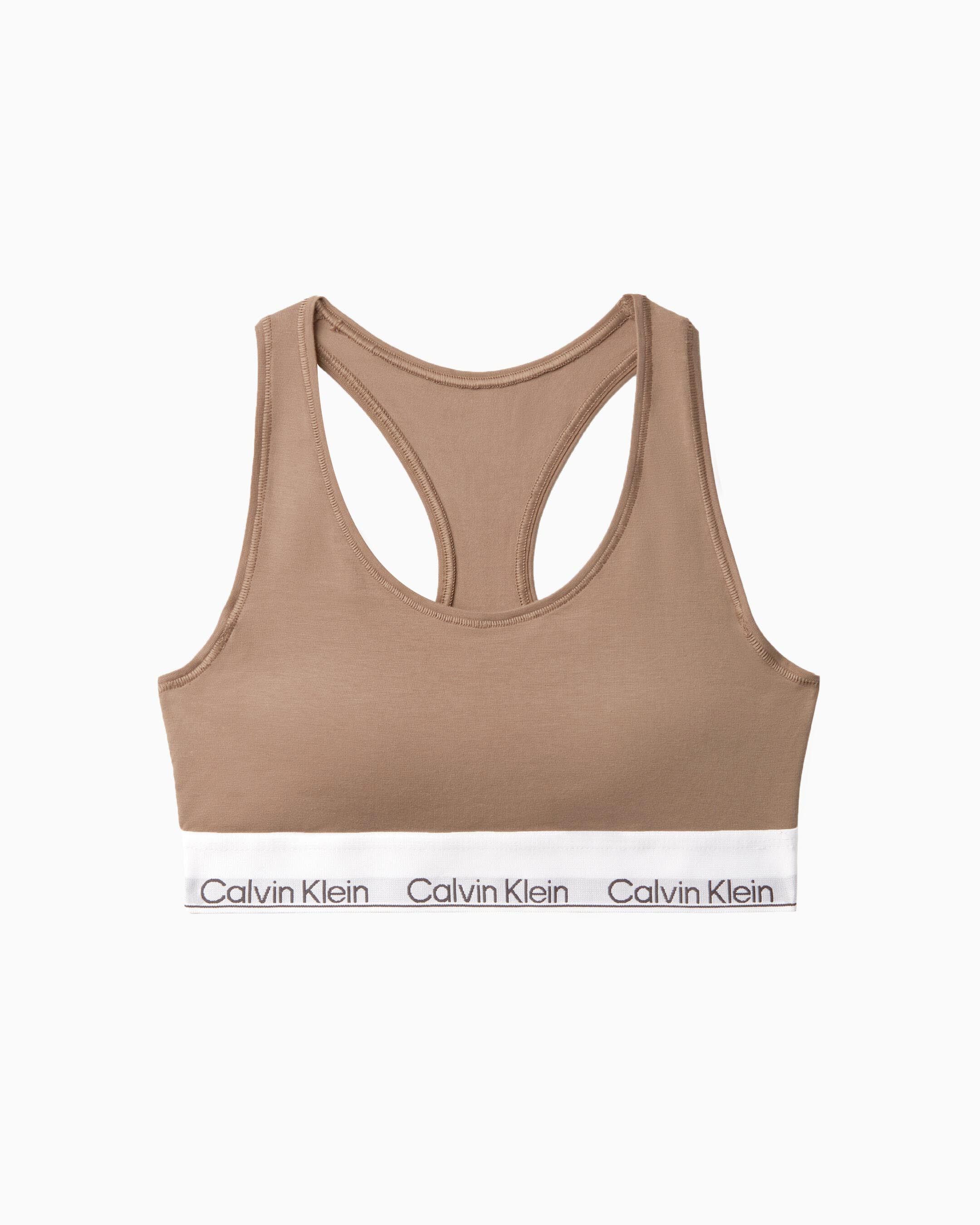 Sustainable Lightly Lined Bralette brown Calvin Klein Malaysia