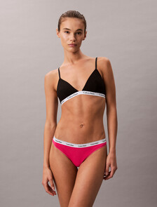 Modern Logo Thong, Vibrant Pink, hi-res