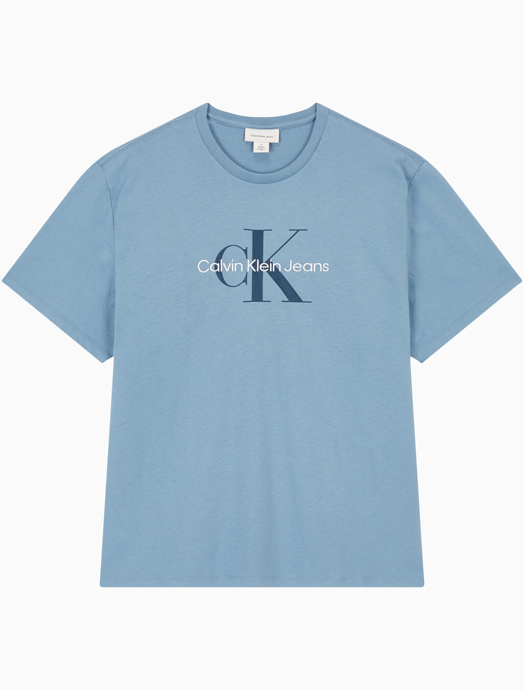 Monogram Logo Graphic Classic Crewneck T-Shirt, Windward Blue, hi-res