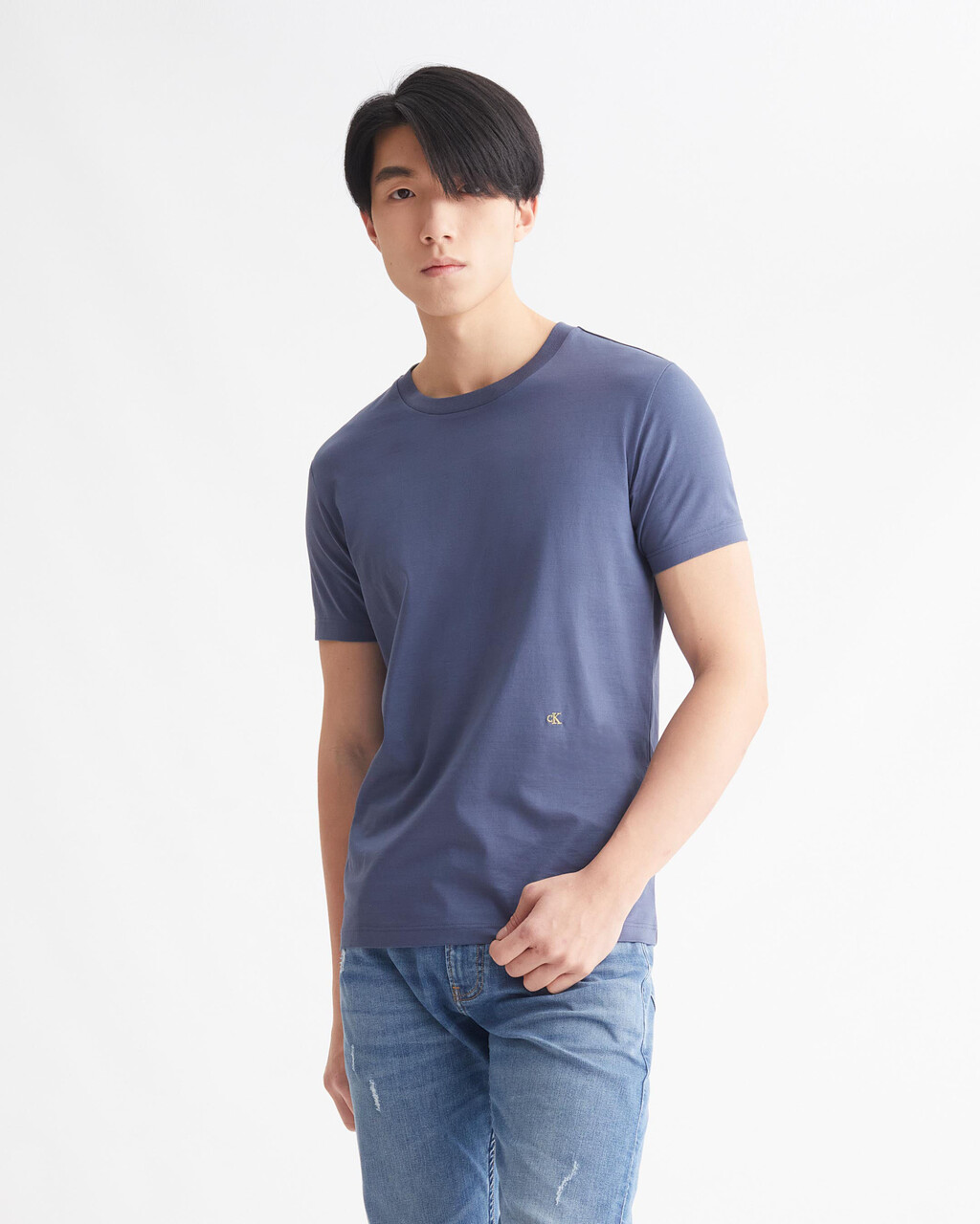 Premium Capsule  Double Mercerized Cotton Tee, AEGEAN SEA, hi-res