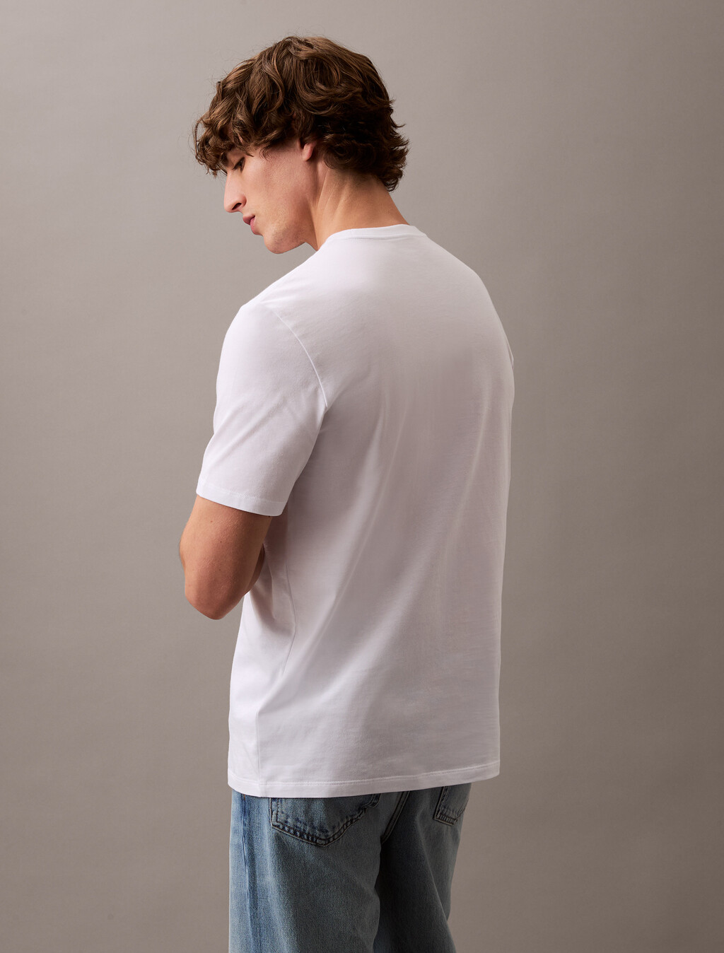 Box Graphic Print Regular Cotton Tee, Brilliant White, hi-res