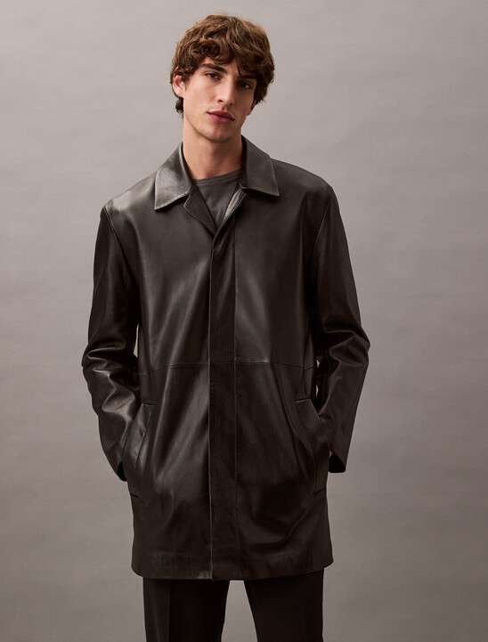 Lamb Suede Car Coat