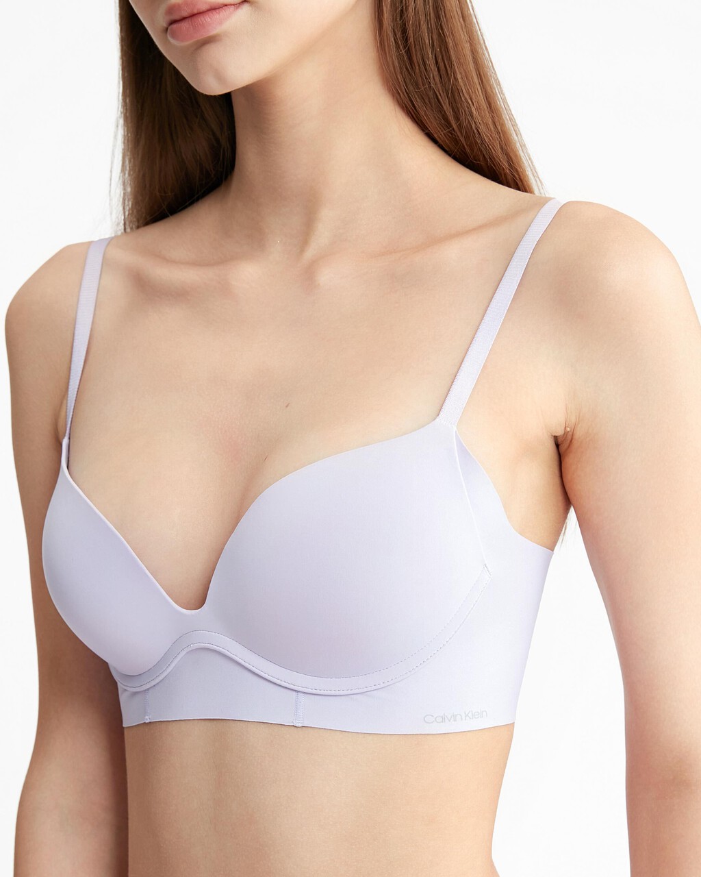 Invisibles Push Up Plunge Bra, Pastel Lilac, hi-res