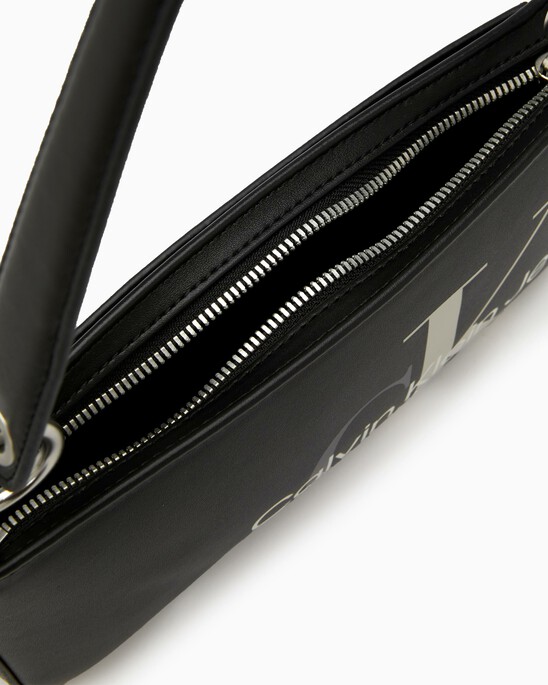 SCULPTED MONOGRAM SHOULDER BAG