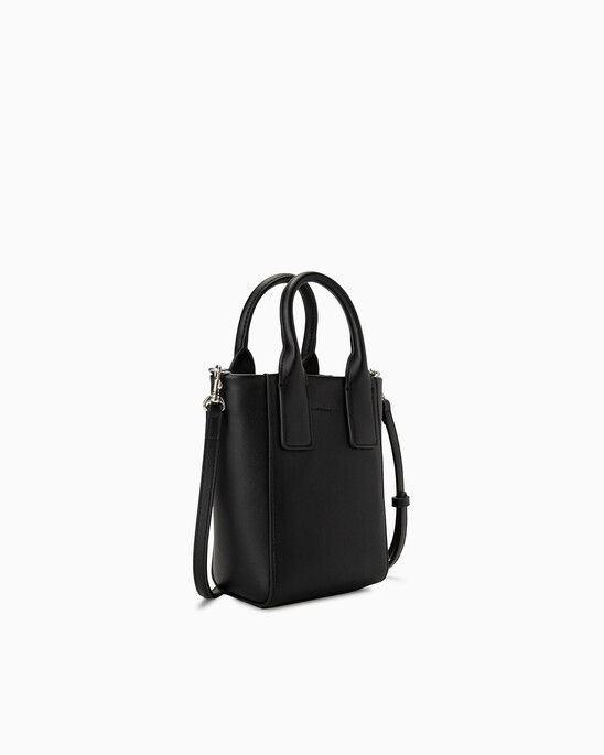 CKJ Sculpted Monogram Micro Tote