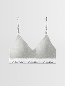 Icon Cotton Lightly Lined Bralette, B10 Grey Heather, hi-res