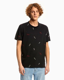 GRAPHIC LOGO TEE, BLACK-001UB1, hi-res