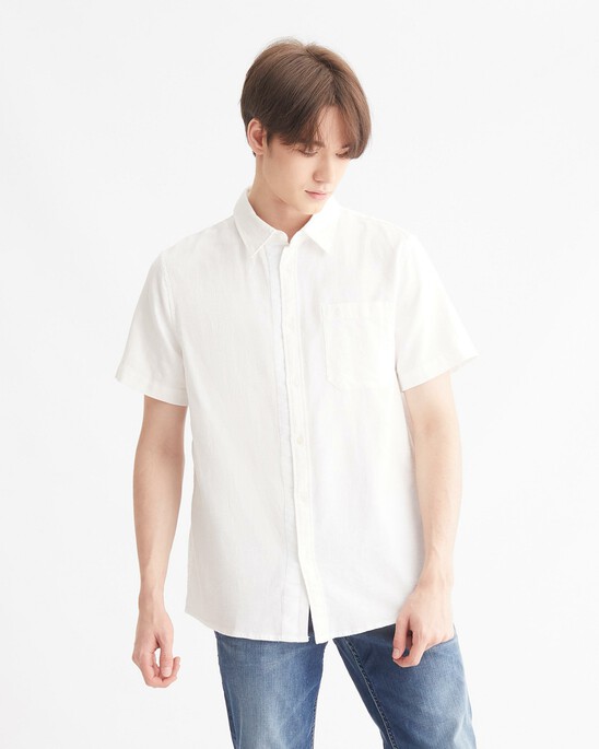 COTTON HEMP SUMMER SHIRT