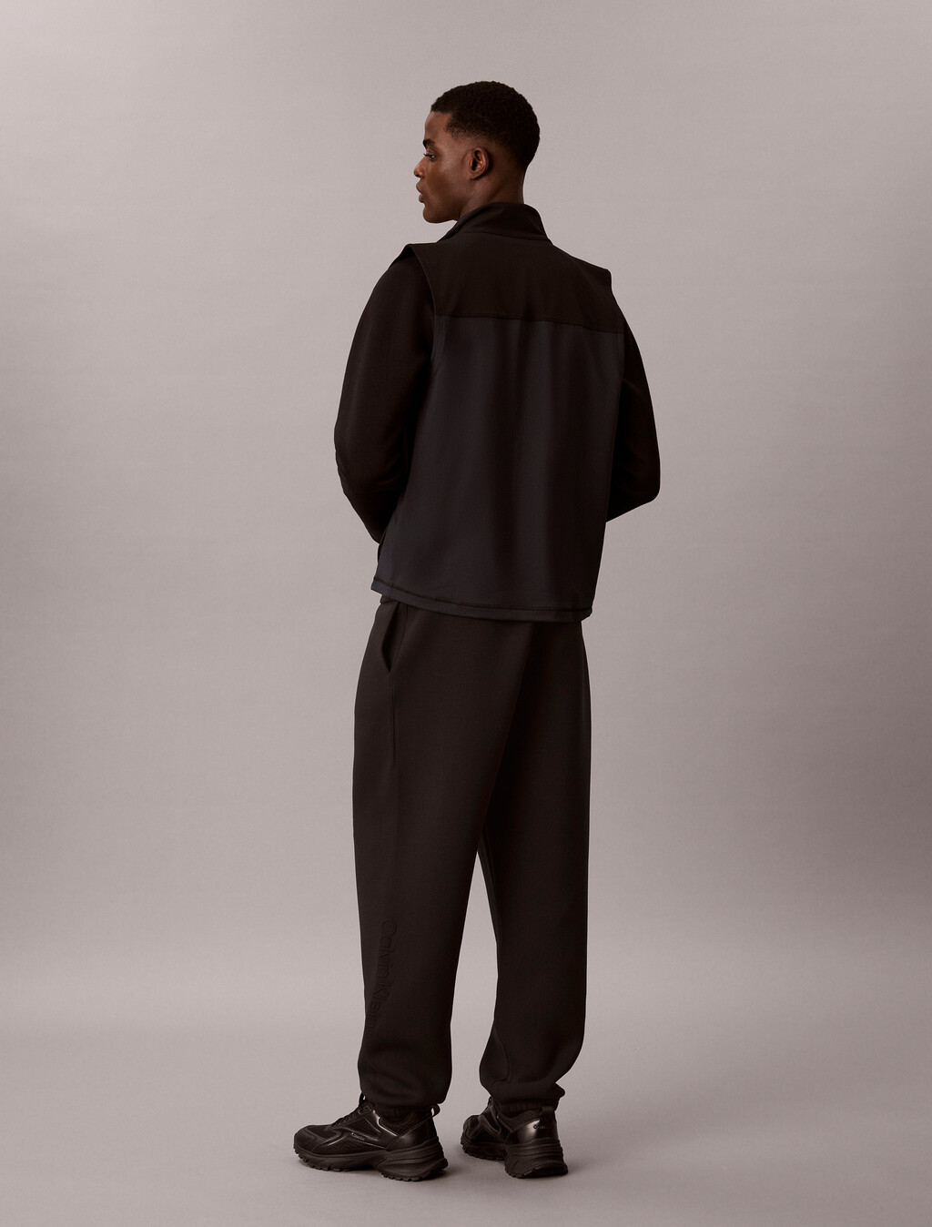 Cooling Spacer Embossed Logo Jogger, Black, hi-res