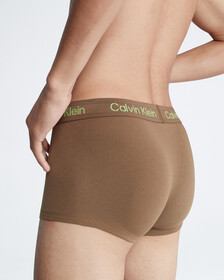 Cotton Stretch 3 Pack Low Rise Trunks, Bone White/Nightshade/Coffee Liqueur, hi-res