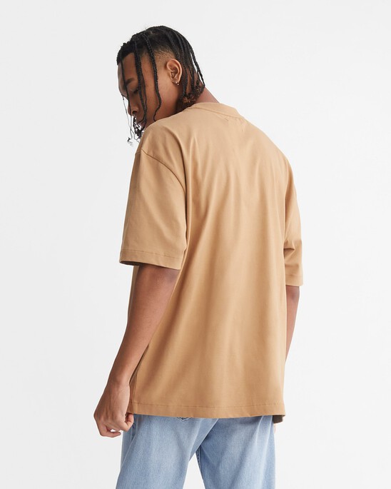 CALVIN LOGO CREW NECK TEE