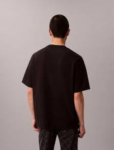 Monologo Graphic Relaxed T-Shirt, Black, hi-res
