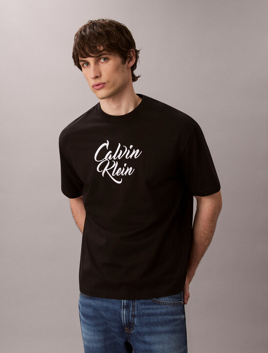 Script Logo Graphic Relaxed T-Shirt