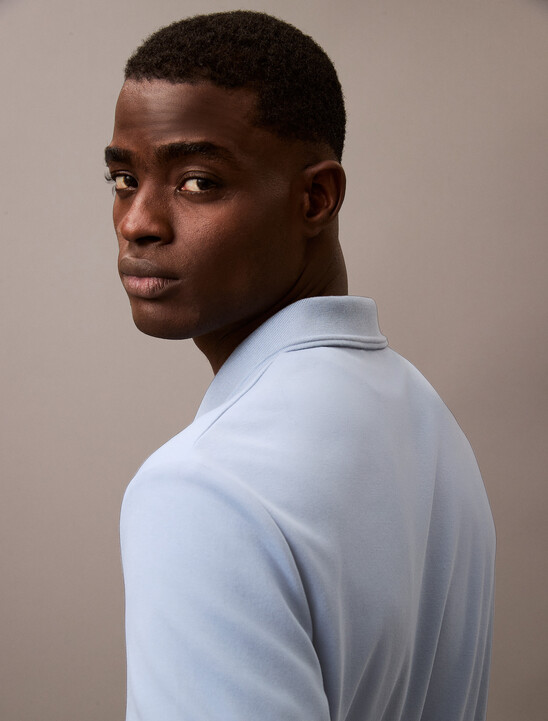 Embossed Monogram Tipped Polo