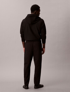 Monogram Cotton Terry Jogger, Black, hi-res