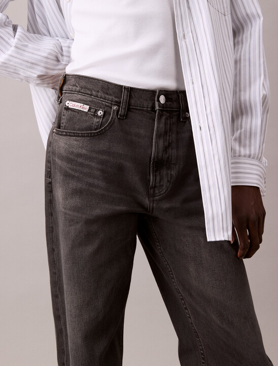 90s Straight Black Jeans