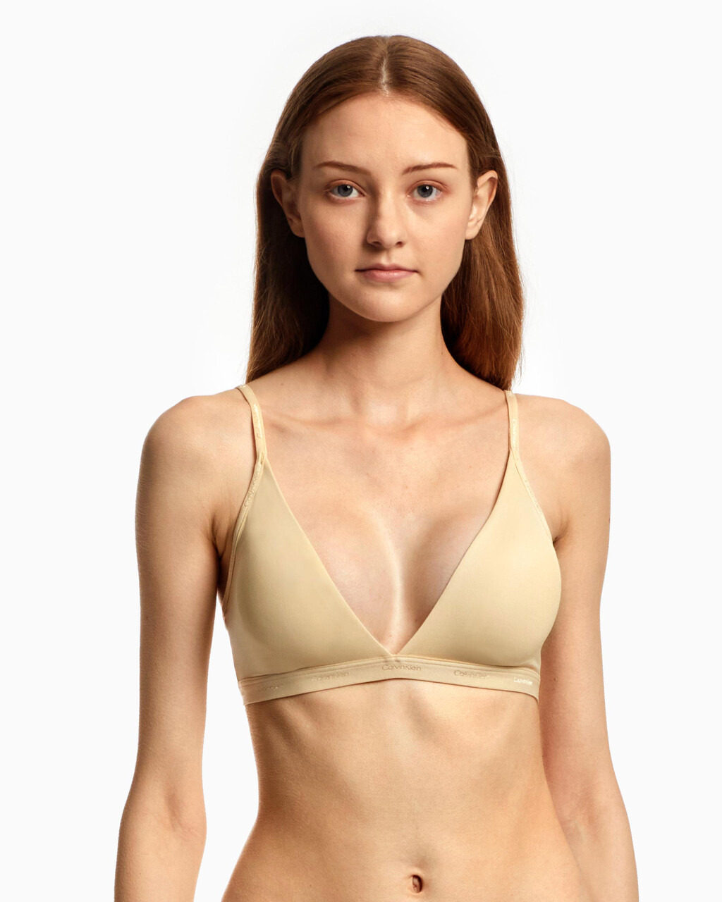 FORM TO BODY NATURAL TRIANGLE BRA, STONE, hi-res