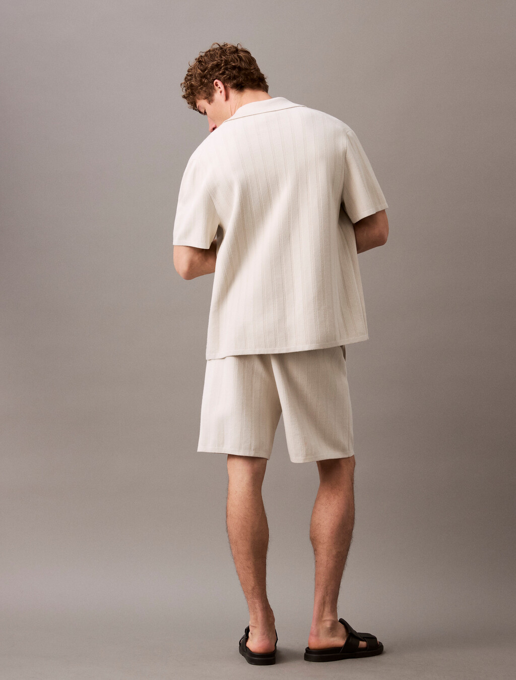 Jacquard Mesh Jogging Shorts, Silver Birch, hi-res