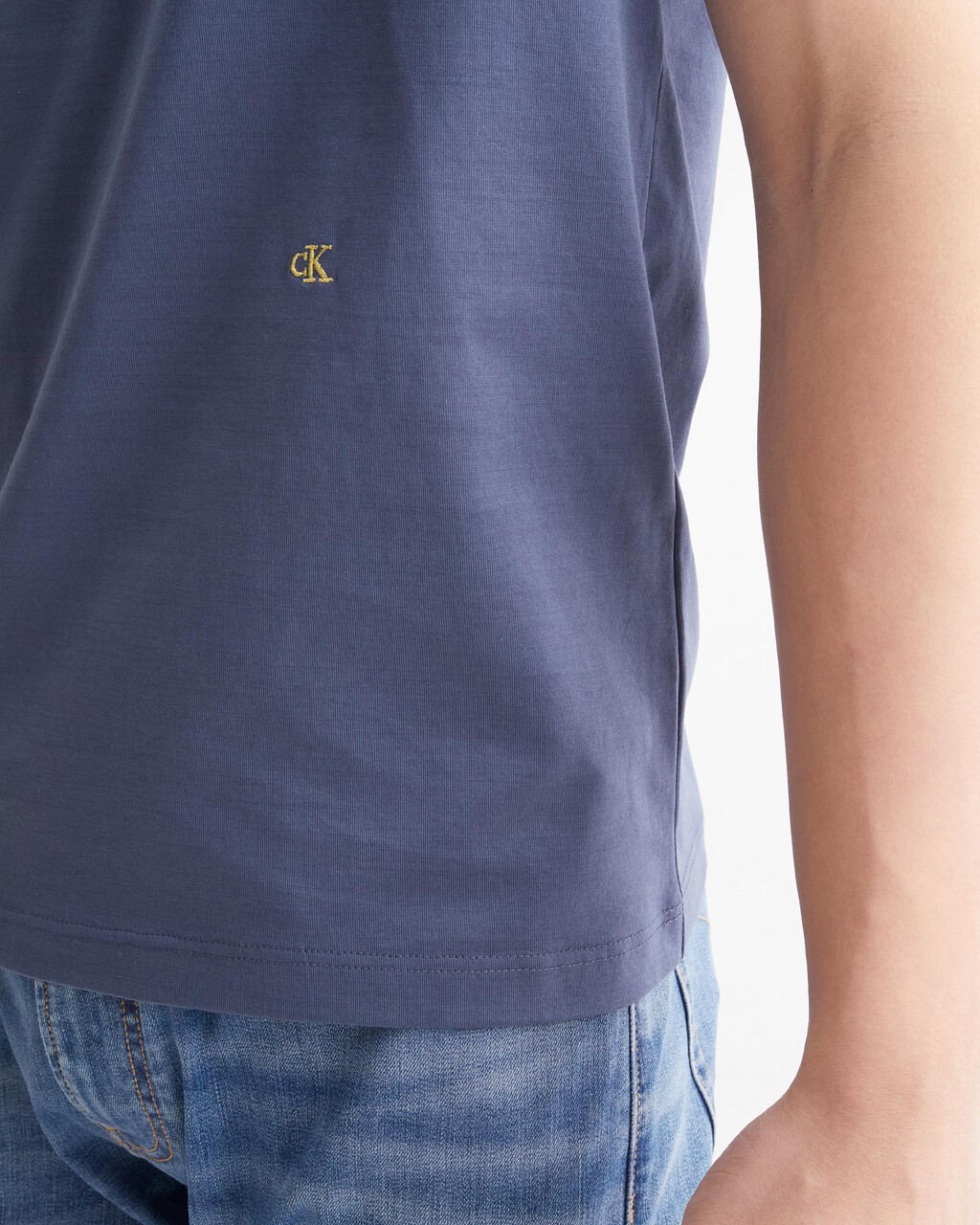Premium Capsule  Double Mercerized Cotton Tee, AEGEAN SEA, hi-res