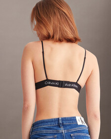 Calvin Klein 1996 Lightly Lined Triangle Bra, Black, hi-res