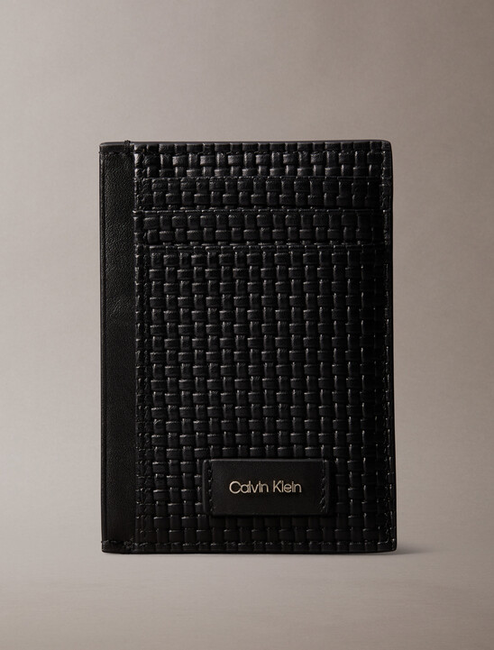 Embossed Woven Card Case
