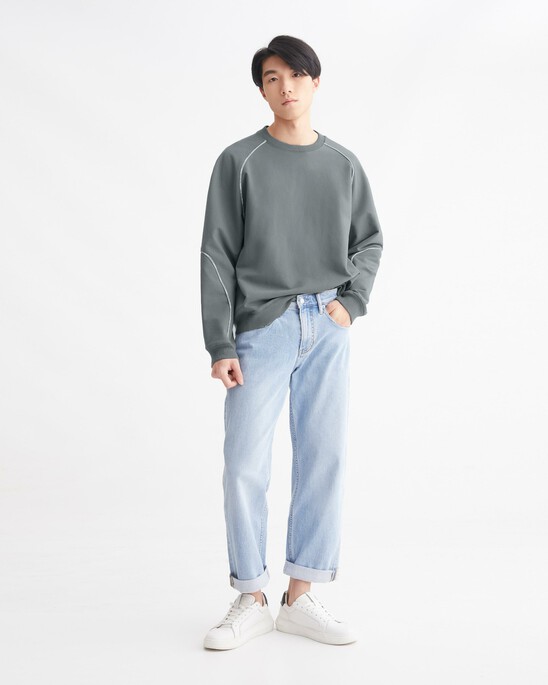RECONSIDERED 90S STRAIGHT RECYCLED COTTON JEANS