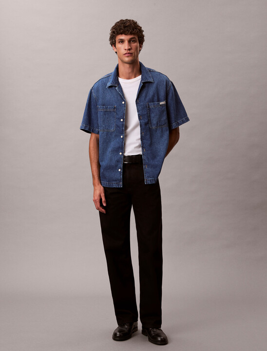 Denim Short Sleeve Shirt