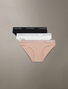 Motive Cotton Bikini 3 Pack, BLACK/CEDAR/WHITE, hi-res