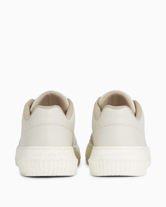 Faux Leather Trainers