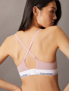 Icon Cotton Push Up Plunge Bra, Buff Pink, hi-res