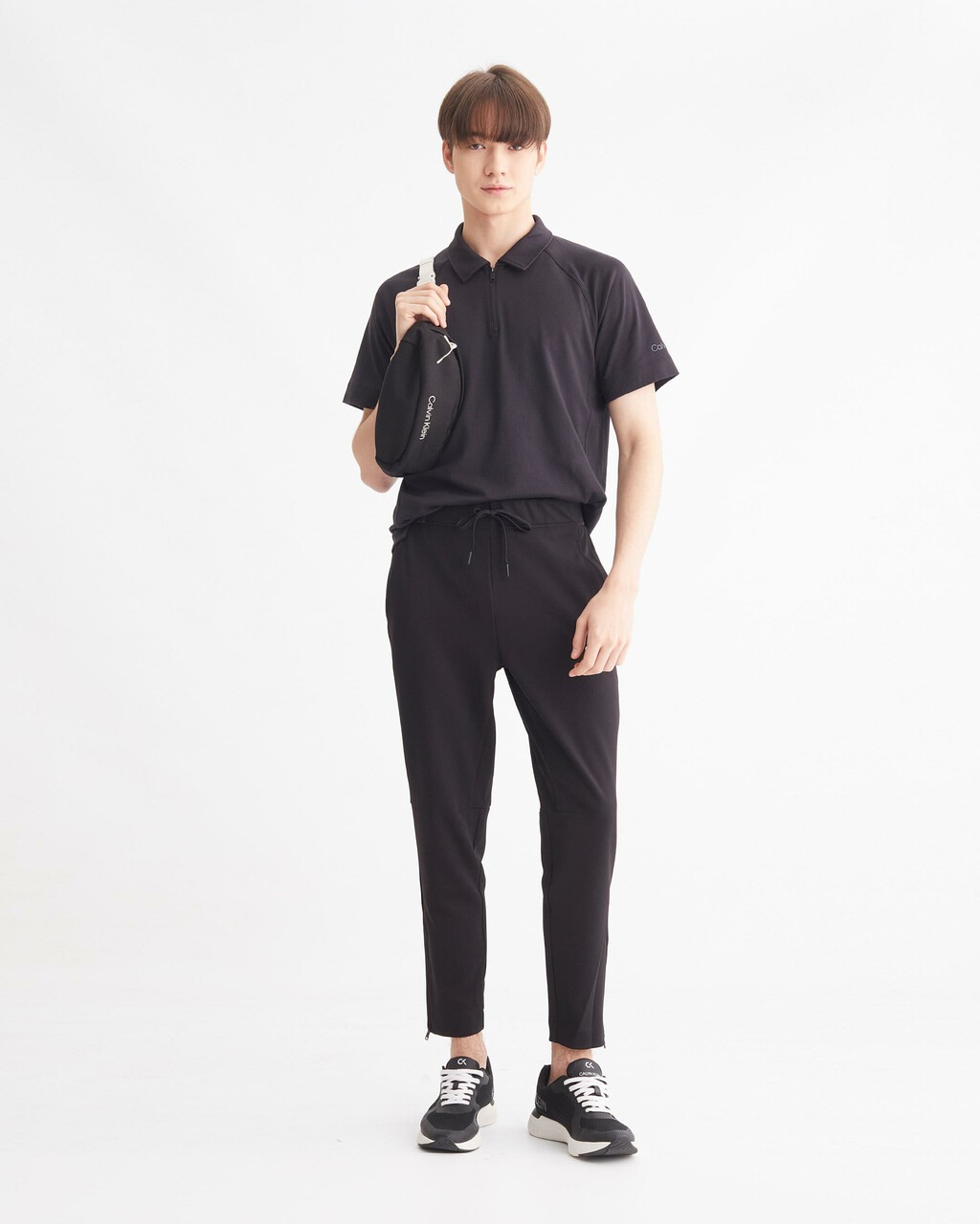 Essentials Polo | black | Calvin Klein Malaysia