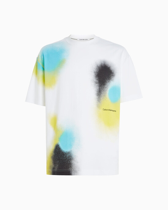 Oversized Spray Print T-Shirt