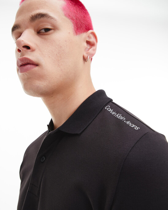 LOGO JACQUARD POLO