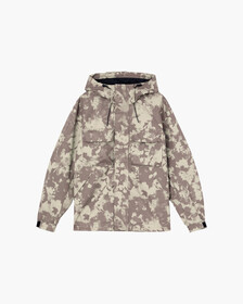 Recycled Polyester Hooded Windbreaker, AOP TRAVERTINE, hi-res