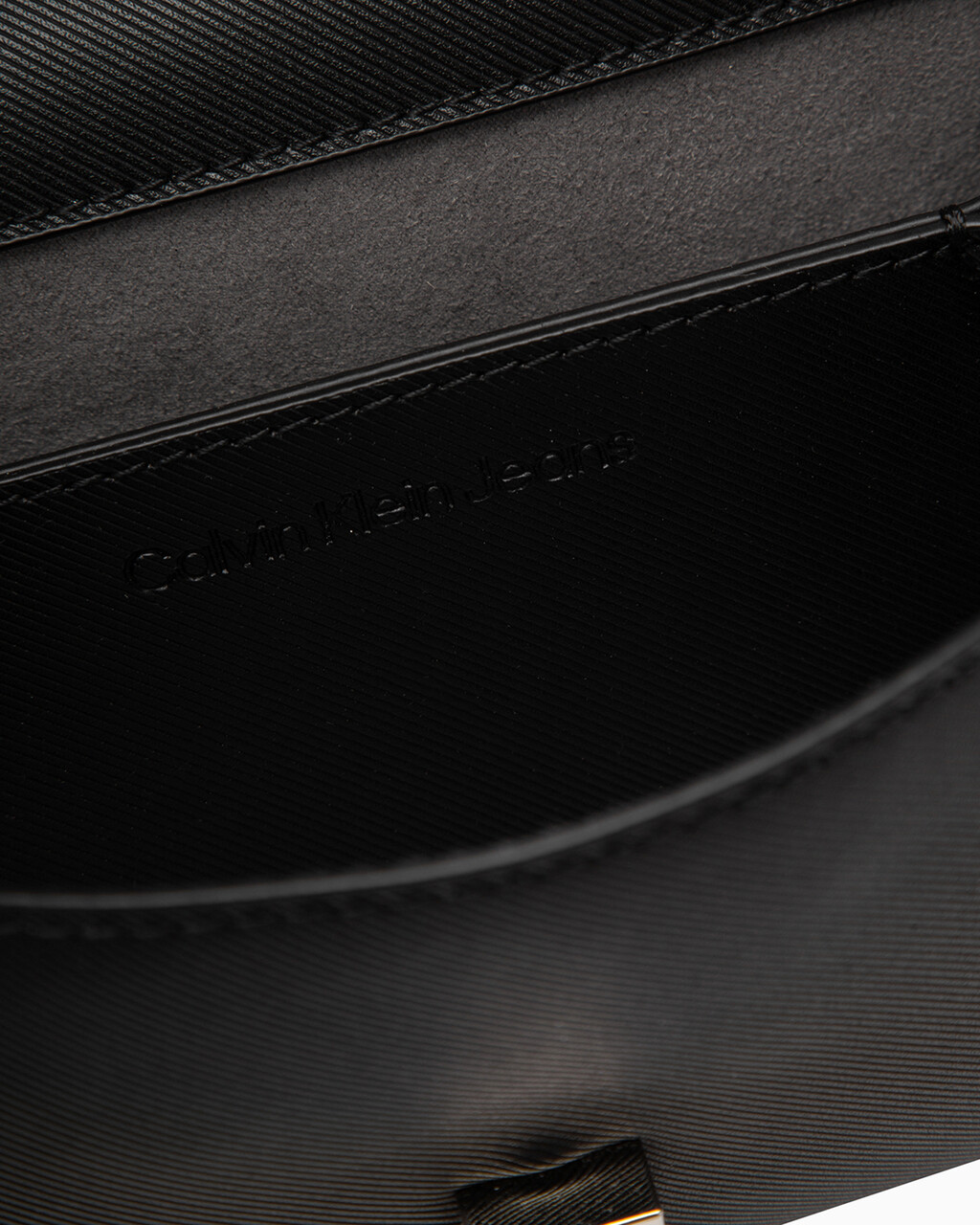 MINIMAL MONOGRAM EAST-WEST FLAP TEXTURED CROSSBODY, BLACK, hi-res
