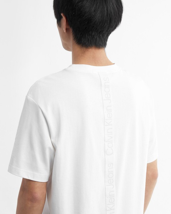 REIMAGINE COLOR BLOCK LOGO TAPE TEE