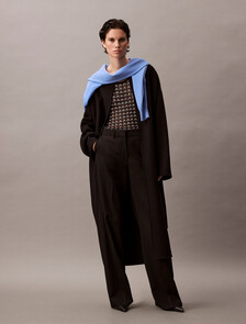 Jacquard Textured Tank Top, Black, hi-res