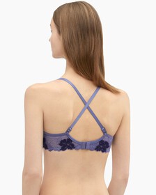 PERFECTLY FIT POPPY LIGHTLY LINED PERFECT COVERAGE BRA, BLEACHED DENIM, hi-res