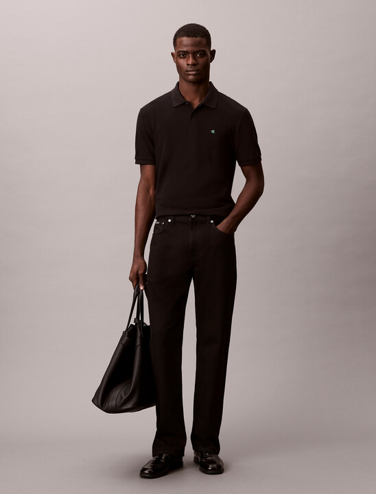 Monogram Cotton Pique Polo