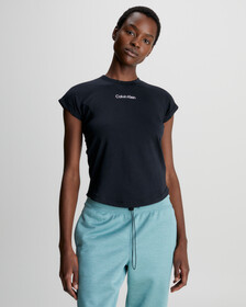Ck Athletic Fitted Tee, BLACK BEAUTY, hi-res