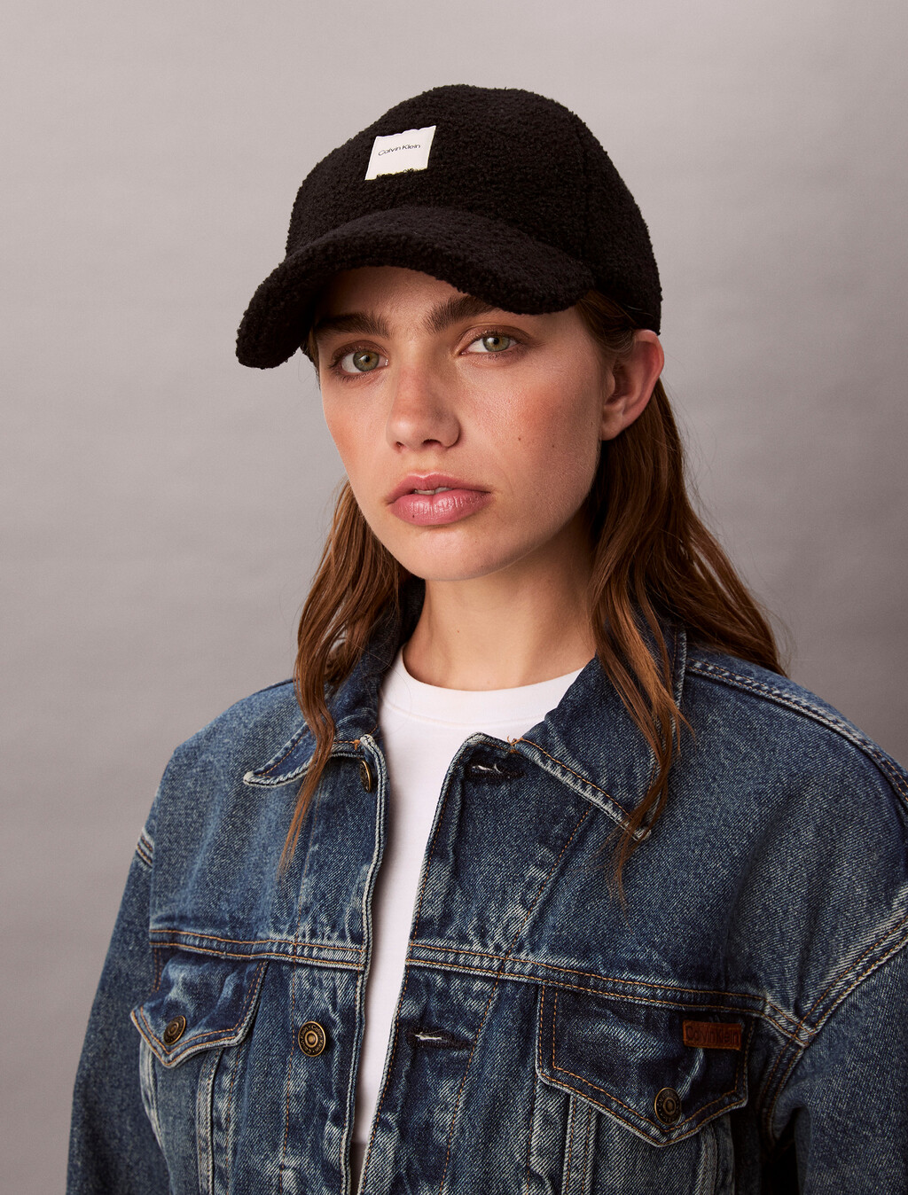Boucle Baseball Cap, Black, hi-res