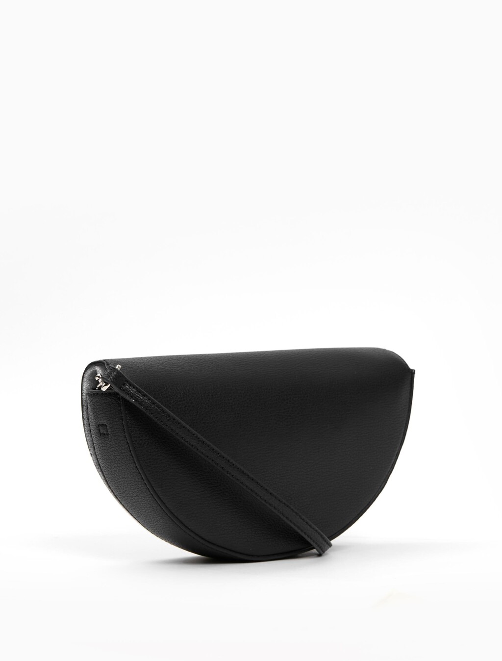 Minimal Monogram Saddle Bag, BLACK, hi-res
