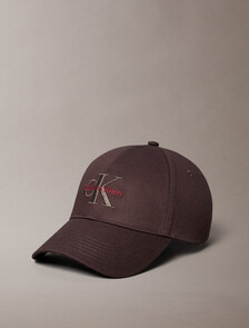 Twill Logo Cap, Rich Brown, hi-res