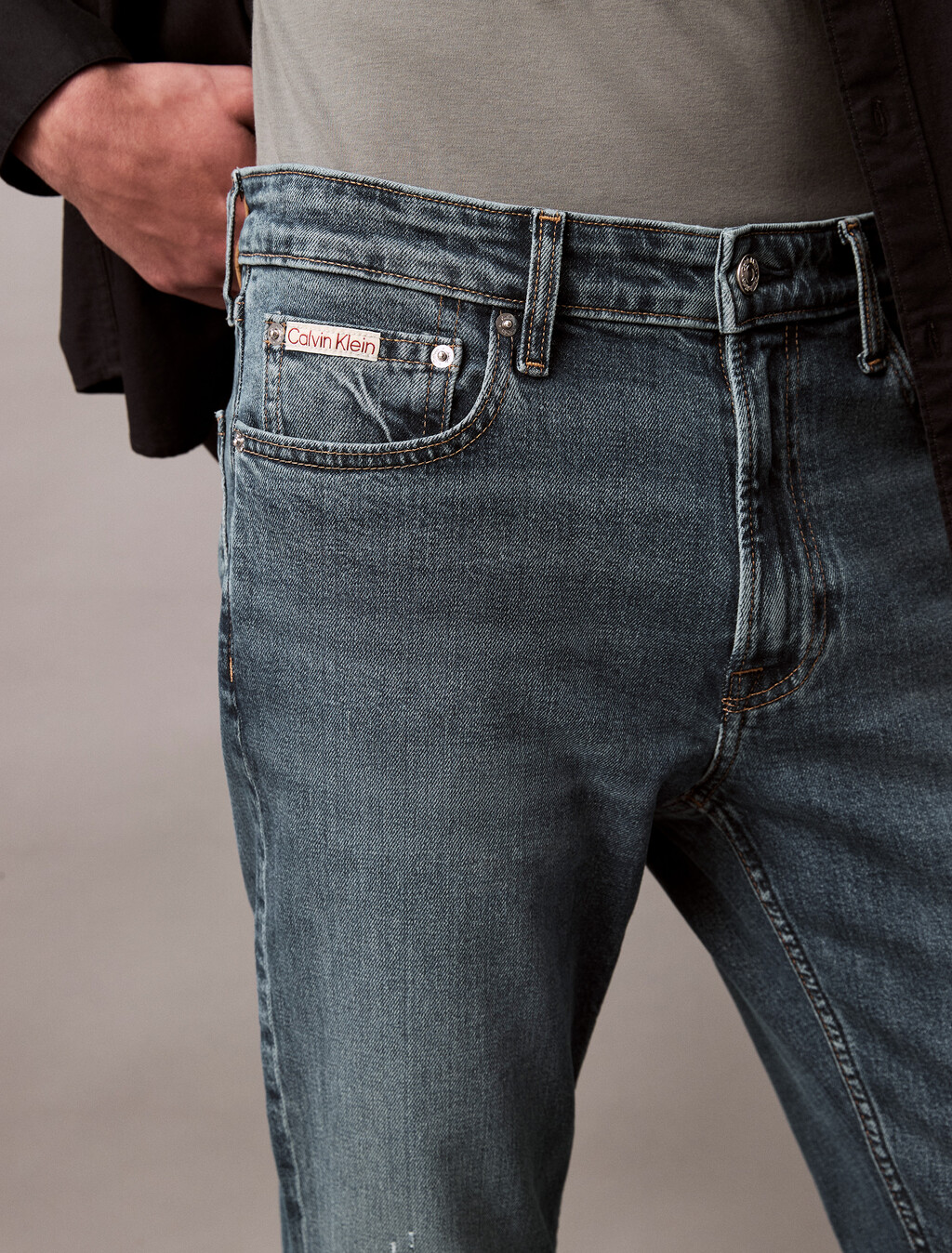 Faded Slim Jeans, FADED CK BLUE, hi-res
